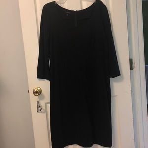 A simple black dress